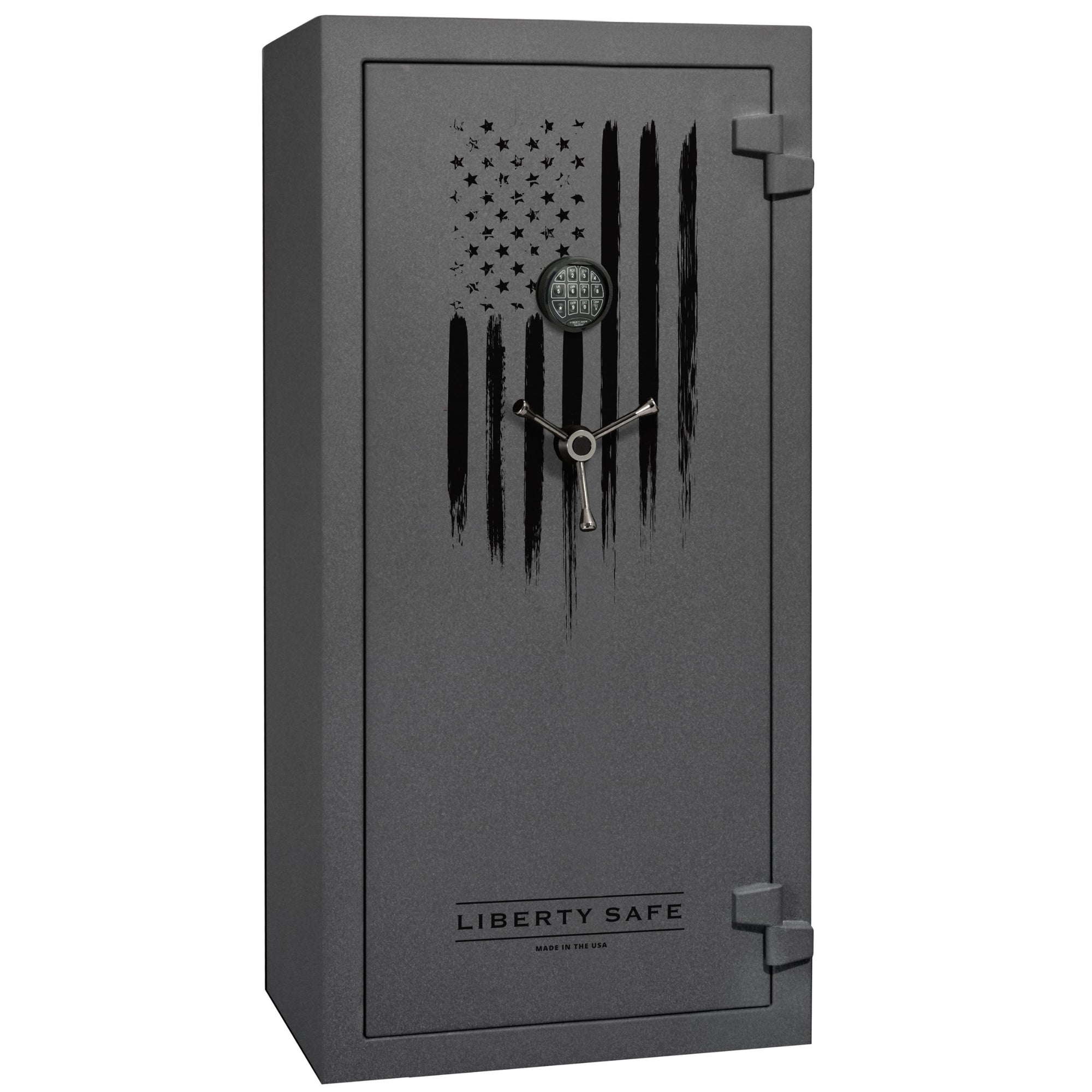 Centurion 24 Granite Textured Flag Safe Promotion | Level 1 Security | 40 Minute Fire Protection | Dimensions: 59.5" H x 28.25" W x 20" D - Closed Door