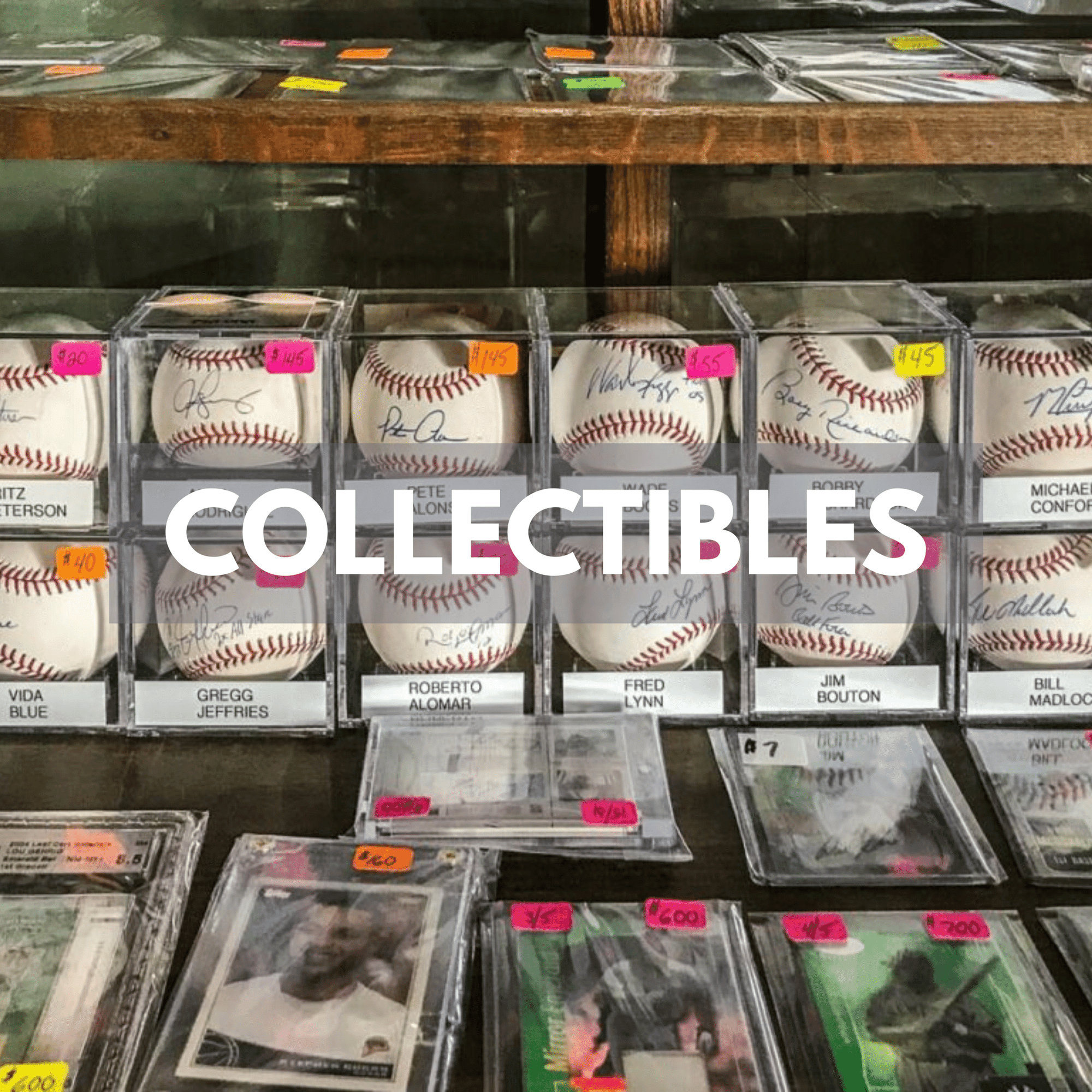 image of baseballs and baseball cards