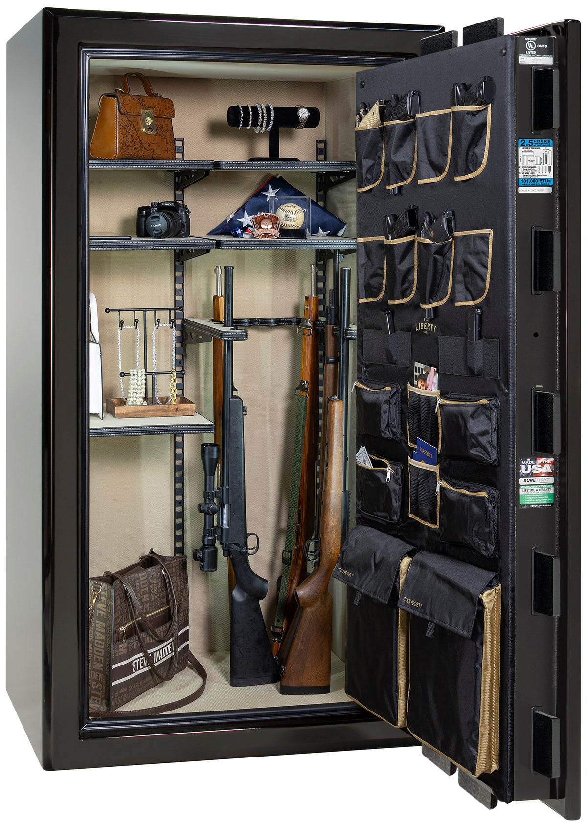 Presidential 40 Black Gloss - Open Interior